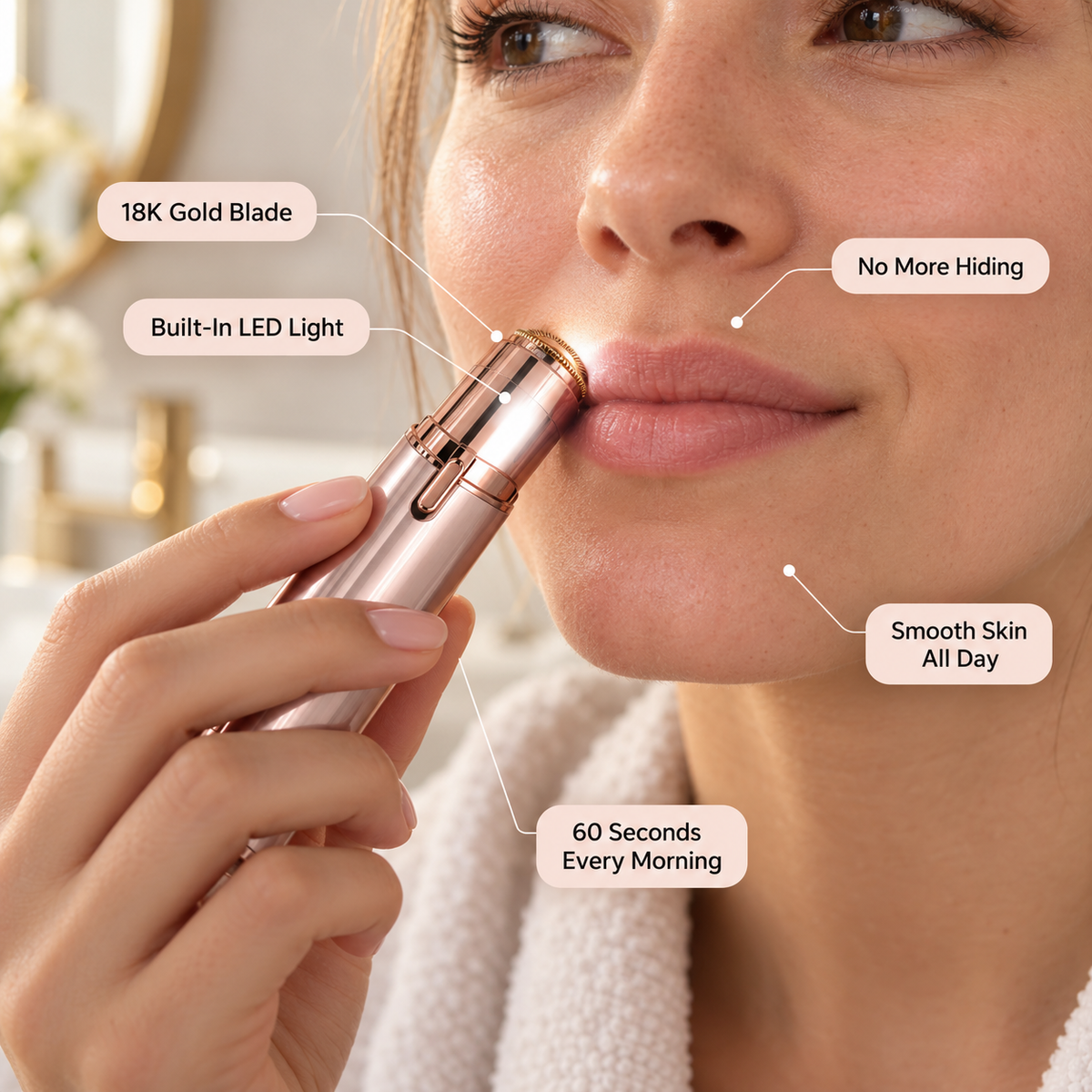 ENZARA Facial Hair Remover